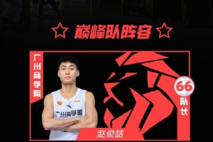 CUBAL全明星之夜｜正赛战队“巅峰队”名单公布：赵俊喆担任队长