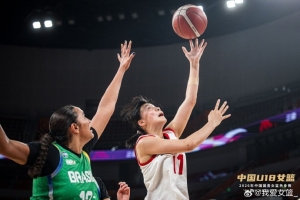 中国U18女篮面临挑战，仅以6分优势击败巴西