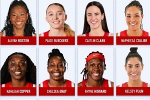 战报：美国女篮12人名单公布，8状元加盟