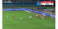 维塔尔传中，让·克劳德头球得手！海港2-1逆转河南！