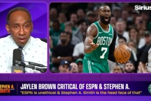 史密斯：杰伦·布朗称ESPN不道德，我成最大代言人，触及我底线