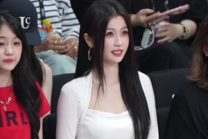 这颜值是吧友们的菜不女明星虞书欣观战AUBL比赛~