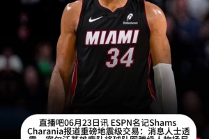 shams爆料字母哥去热火，韦尔都换走！相当足球转会什么水平
