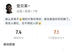 登贝莱全场表现：贡献1次助攻，射门2次无进球，尝试过人2次成功1次