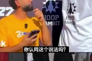 文班快问快答：我没有老詹手机号，认同自己能砍100分的说法