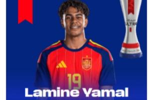 亚马尔表现卓越,五次过人全场领先,官方宣布其当选西班牙3-0奥地利之战最佳球员