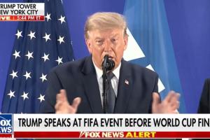 特朗普主张世界杯应再次落户美国，因凡蒂诺表示未来中美可共同承办
