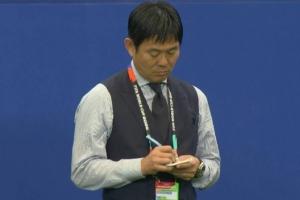 森保一谈笔记内容：记录优点与不足，与助教和球员交流