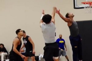NBA球星云集LA野球局