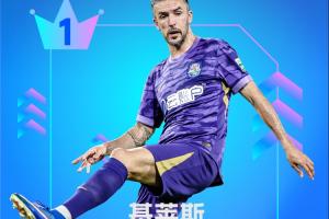 【直播吧】中超第17轮最佳球员：基莱斯！双助攻助力天津津门虎摆脱降级困境