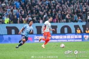 7月18日，中超第十九轮，山东泰山客场以1:3不敌大连英博