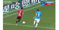 杨一鸣抢断并直塞，奥乌苏低射破门，新鹏城暂以1-2落后蓉城