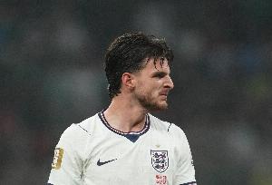 赖斯恢复训练将首发，英格兰队仅宽萨、亨德森无法上场