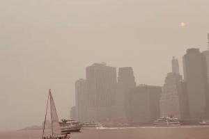 记者：持续热议山火形势，世界杯决赛场地空气质量急剧下降