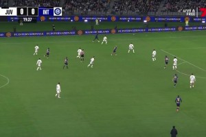 国米1-0领先尤文！迪马尔科跟进推射破门